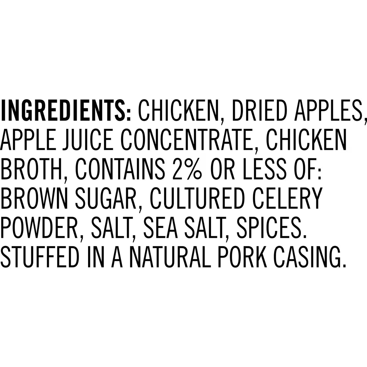 Aidells Chicken & Apple Smoked Chicken Sausage, 12oz
