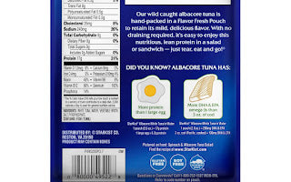 StarKist Albacore White Tuna in Water, 2.6 oz Pouch