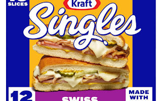 Kraft Singles Swiss Cheese Slices, 16 Ct Pk