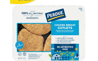 Perdue Breaded Chicken Breast Cutlet Patties, 12 oz