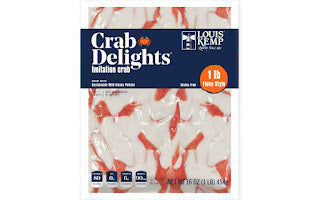 Fresh Wild Alaska Pollock Imitation Crab Flake, 1 lb