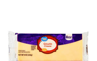 Great Value Block Gouda Cheese, 8 oz