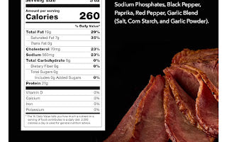 ADLER'S SMOKEHOUSE Seasoned Sliced Mesquite Smoked Beef Brisket, 1.5 - 2 lb