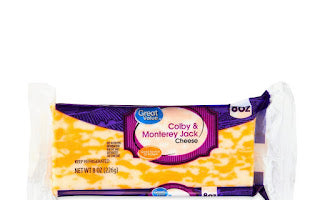 Great Value Block Colby & Monterey Jack Cheese, 8 oz