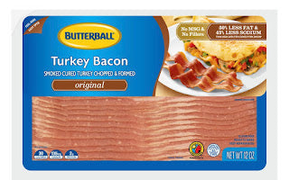 Butterball Ready-to-Serve Turkey Bacon, 12 oz