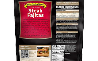 John Soules Foods Steak Fajitas Beef Strips, 6 oz