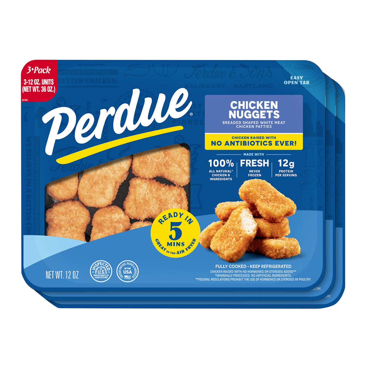 Perdue Breaded Chicken Nuggets, 3 pk./0.75 lb.