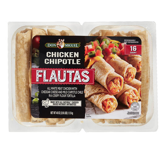 Don Miguel Chicken and Cheese Flautas, 2.5 oz.