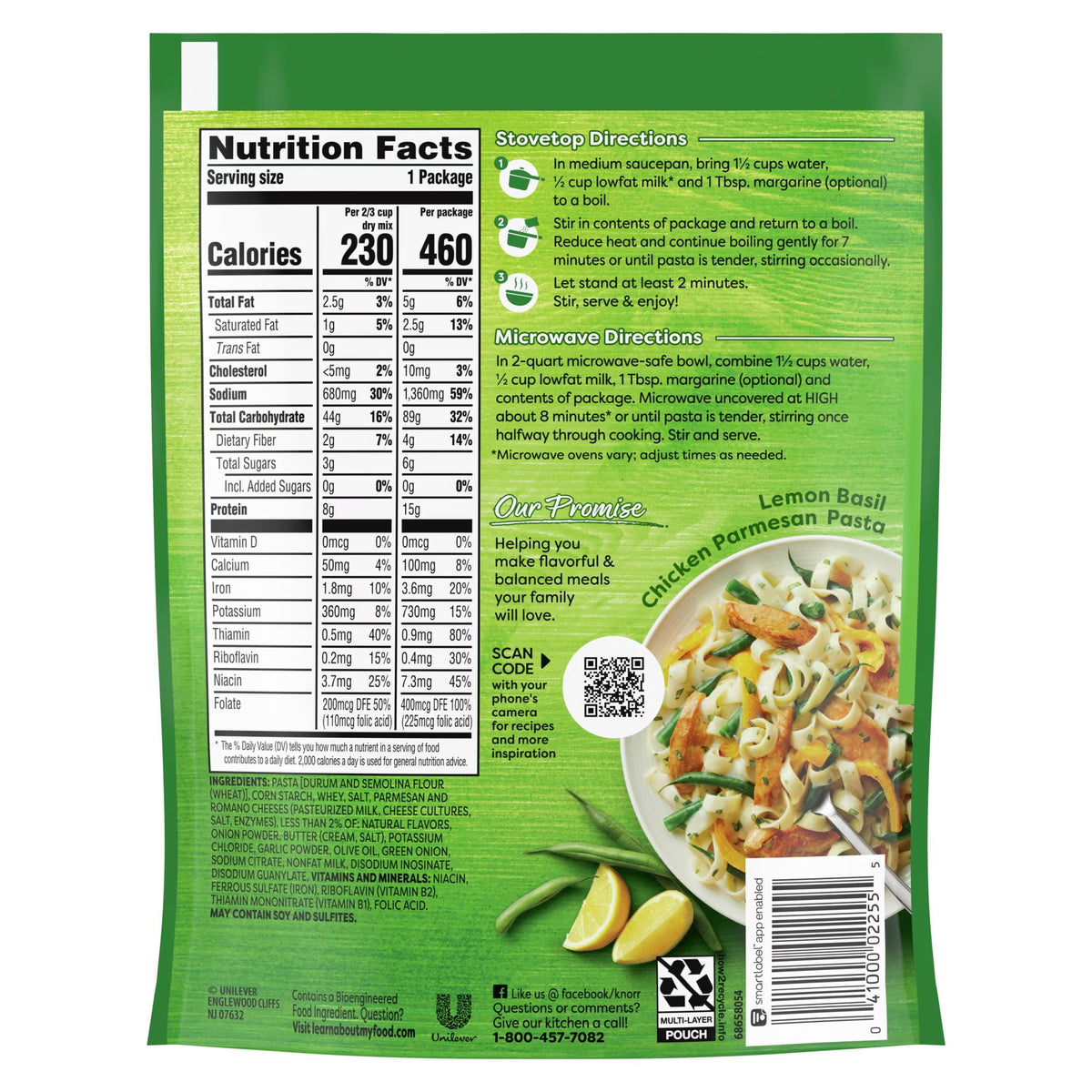 Knorr Pasta Sides Parmesan, 4.6oz
