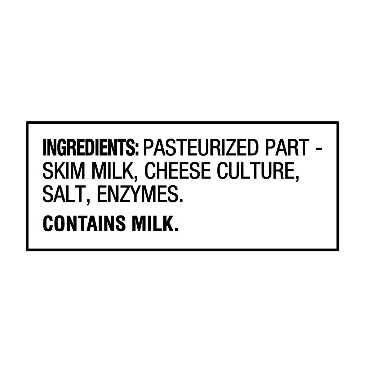 Great Value Swiss Block Cheese, 8oz