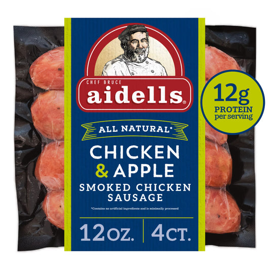 Aidells Chicken & Apple Smoked Chicken Sausage, 12oz