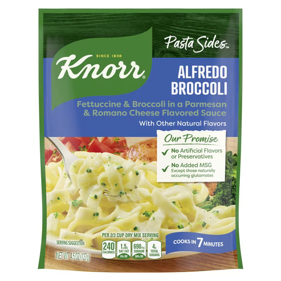 Knorr Pasta Sides Alfredo Broccoli, 4.6oz