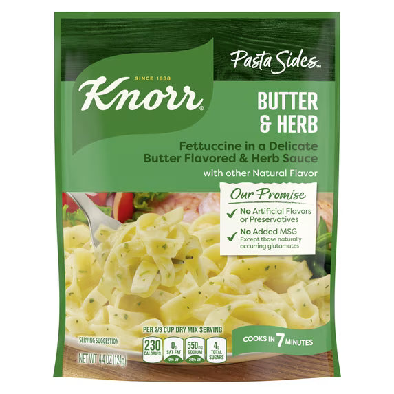 Knorr Pasta Sides Butter & Herb, 4.6oz