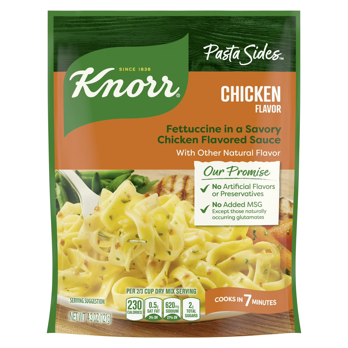 Knorr Pasta Sides Chicken Fettuccine, 4.6oz