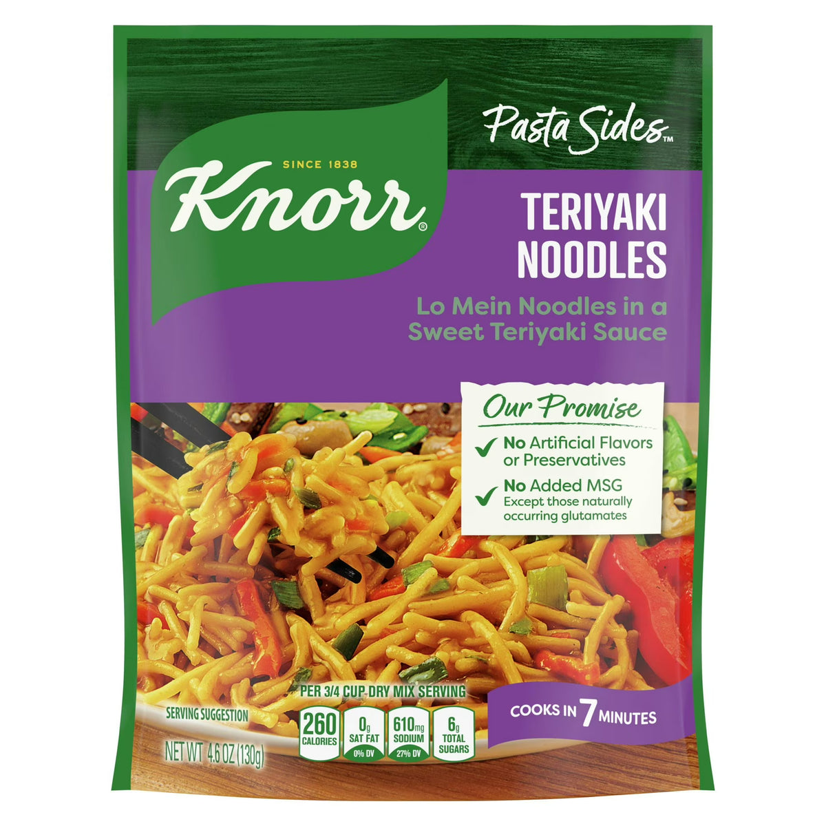 Knorr Pasta Sides Teriyaki Noodles, 4.6oz