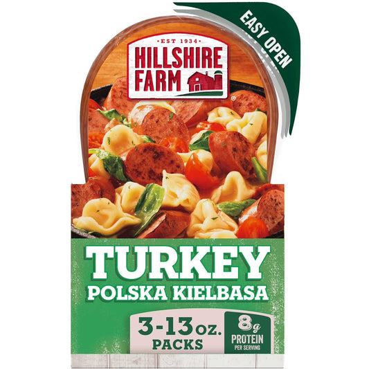 Hillshire Farm Turkey Polska Kielbasa Smoked Sausage, 3 pk.