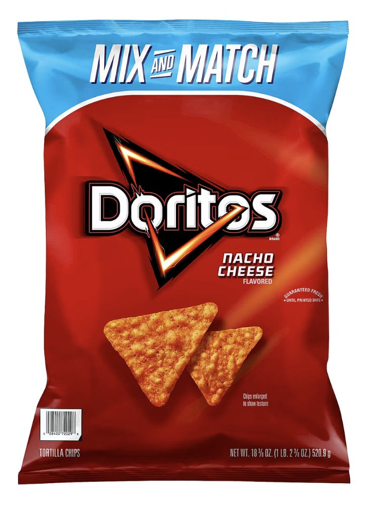 Doritos Nacho Cheese, 18.875 oz